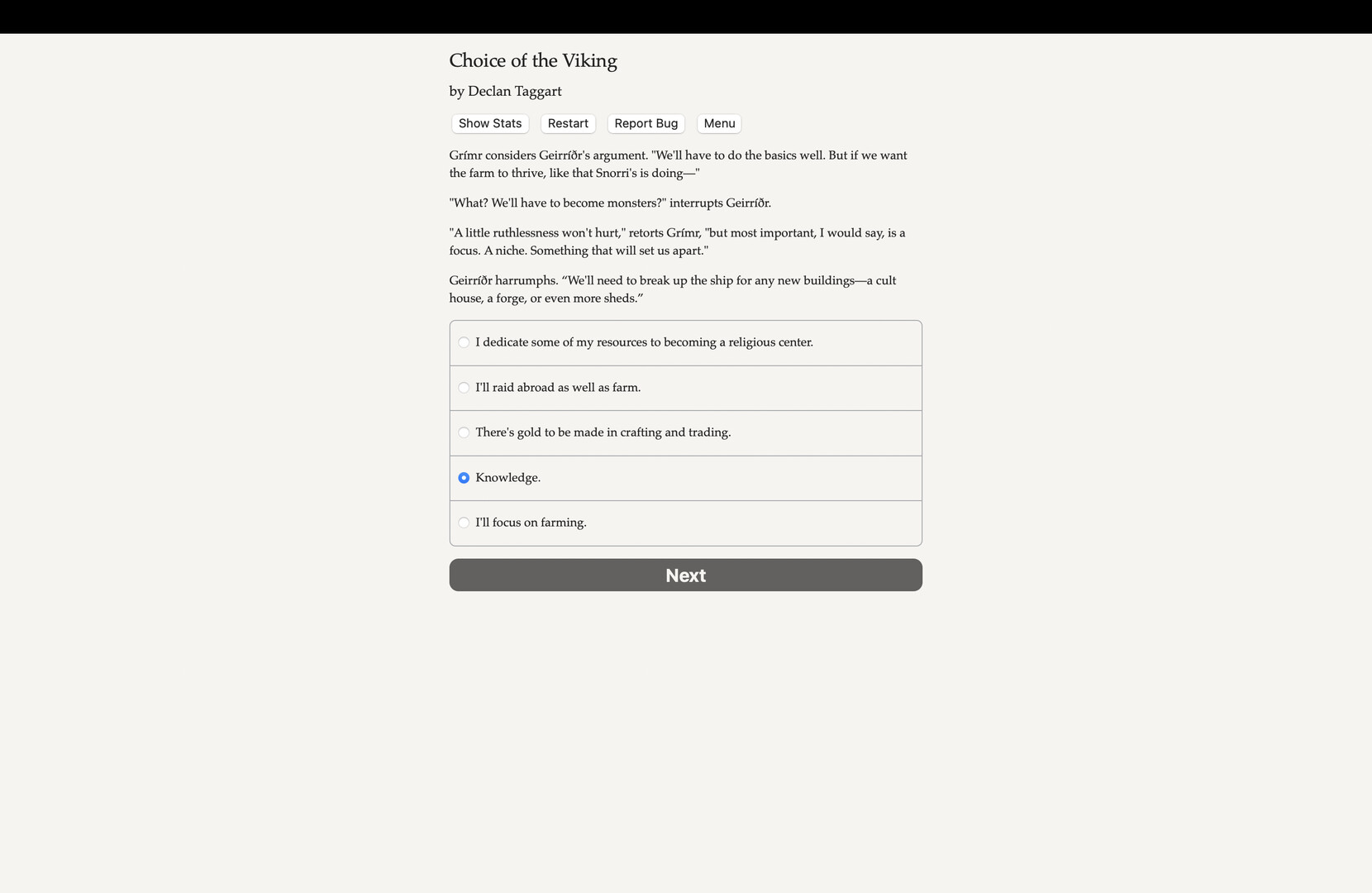 Choice of the Viking - Screenshot 2