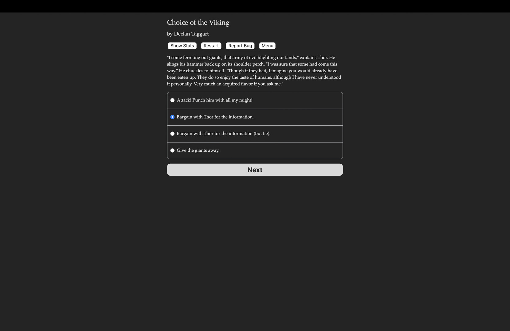 Choice of the Viking - Screenshot 4