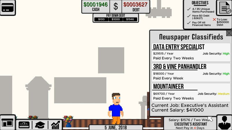 Life & Debt: A Real Life Simulator - Screenshot 6