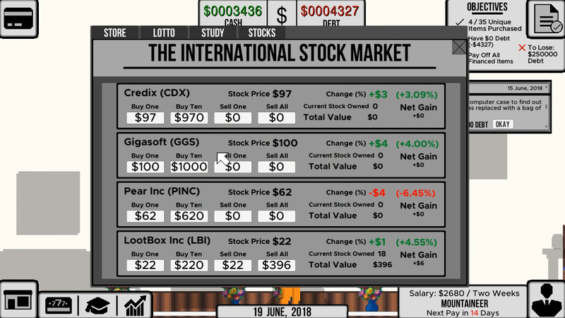 Life & Debt: A Real Life Simulator - Screenshot 3