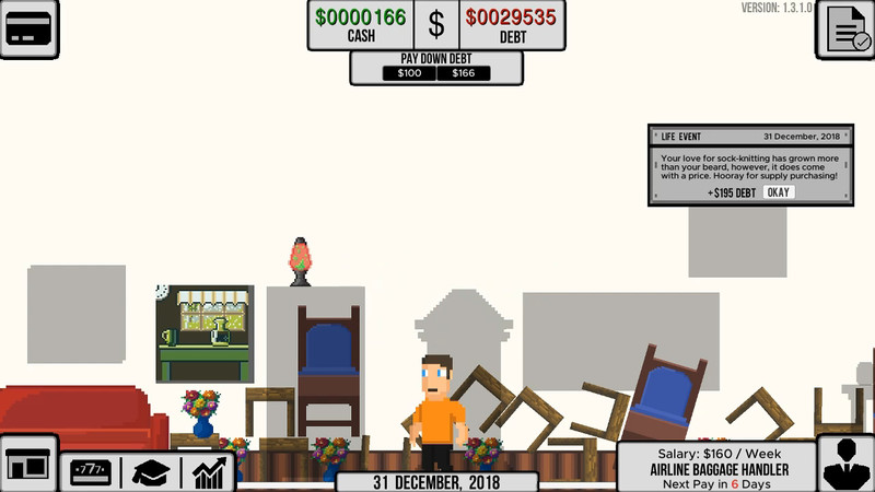Life & Debt: A Real Life Simulator - Screenshot 2