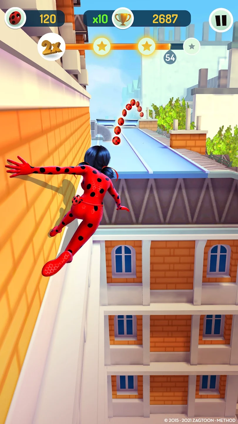 Miraculous Ladybug Get 4, Paris Grid with Connect Ladybug and Cat