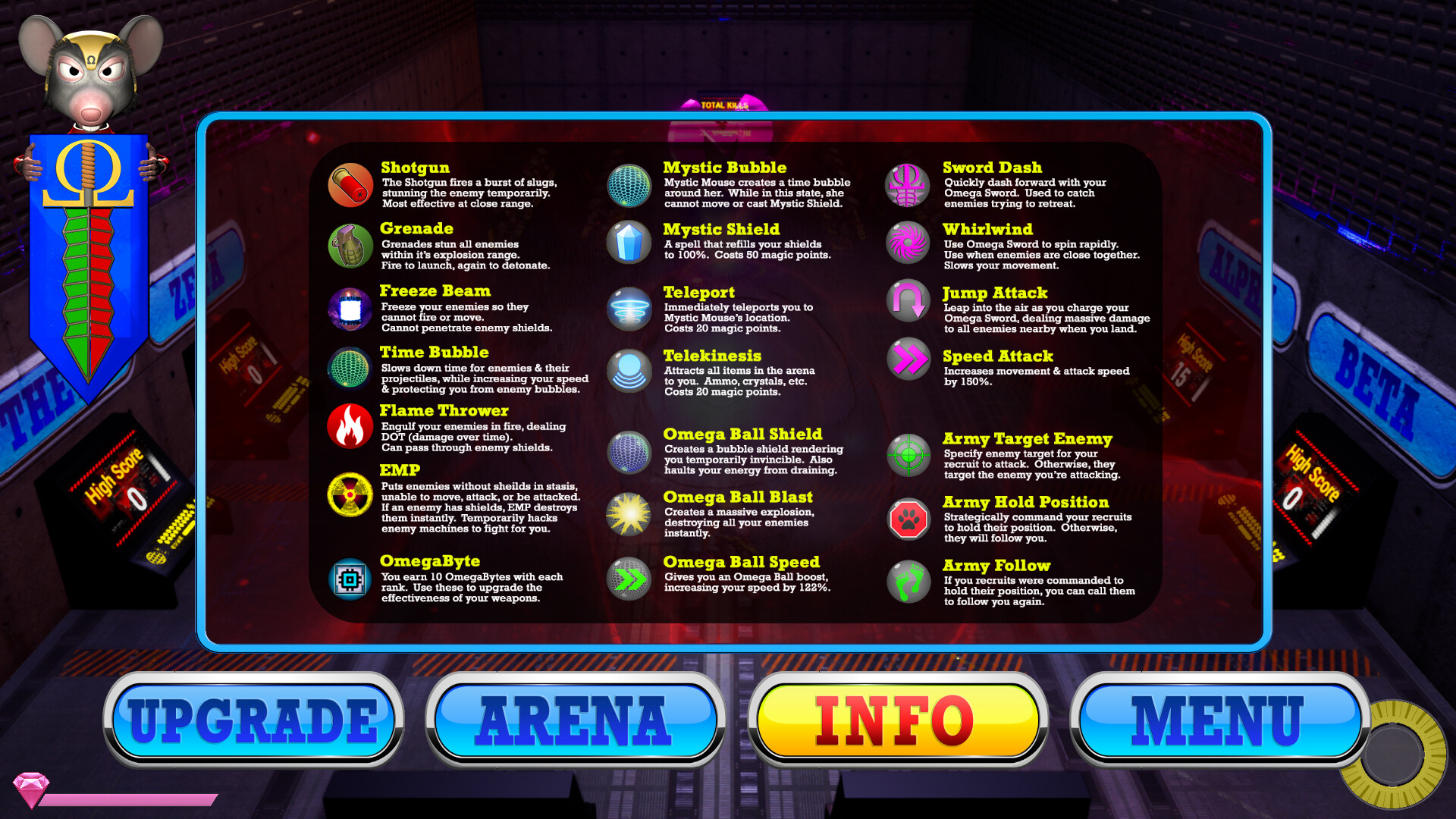 Omega Mouse - Screenshot 3