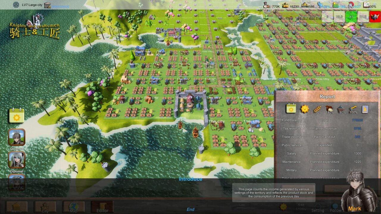 Knights and Craftsmen - Screenshot 1