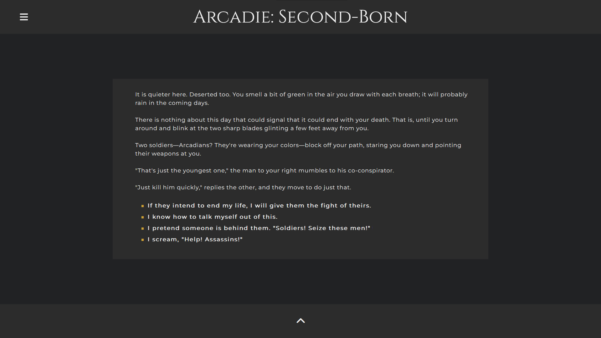 Arcadie: Second-Born - Screenshot 1