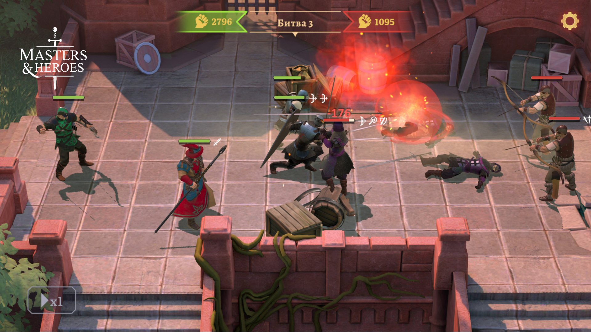 Masters & Heroes - Screenshot 1