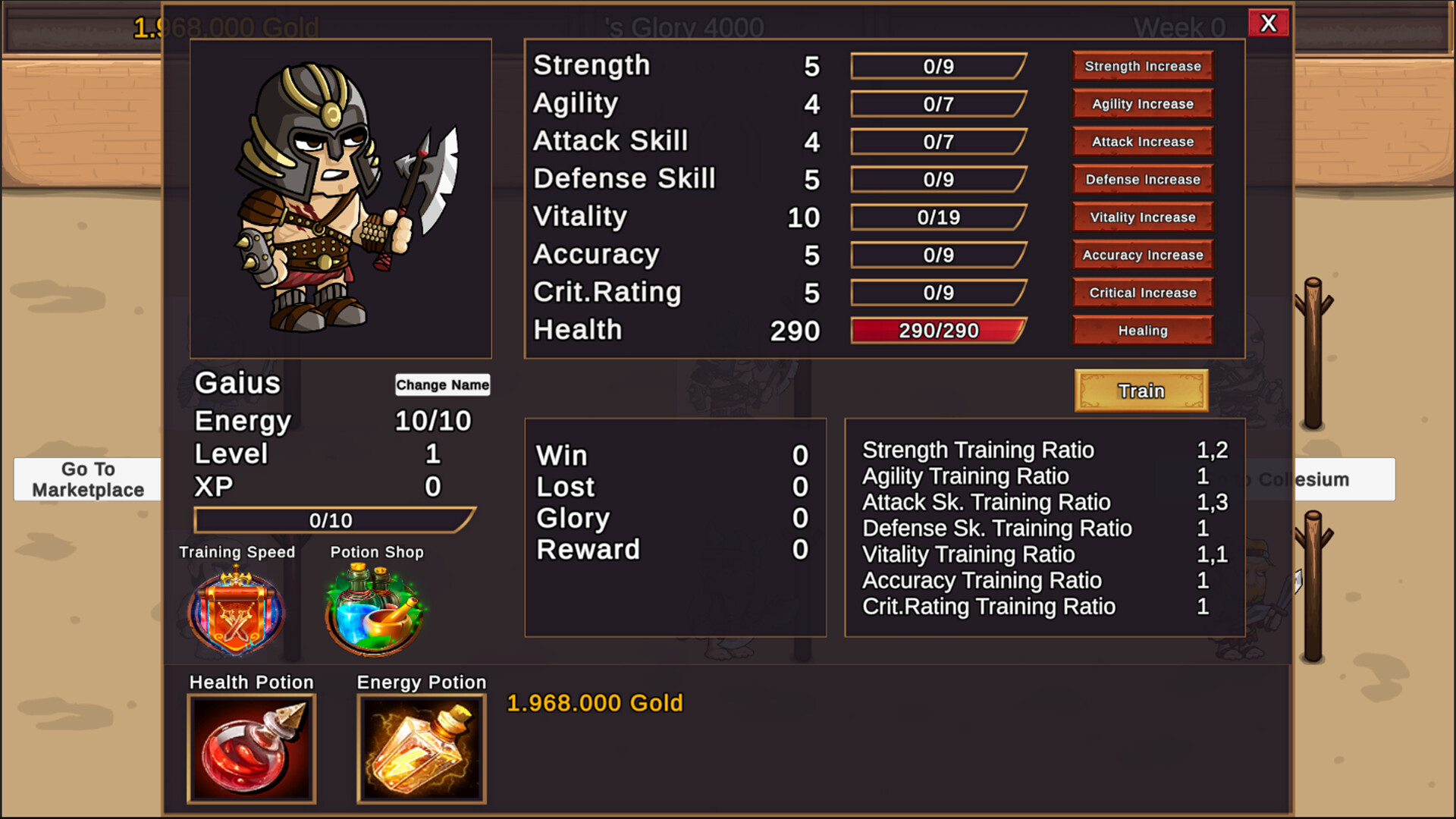 Gladiators and Glory - Screenshot 4