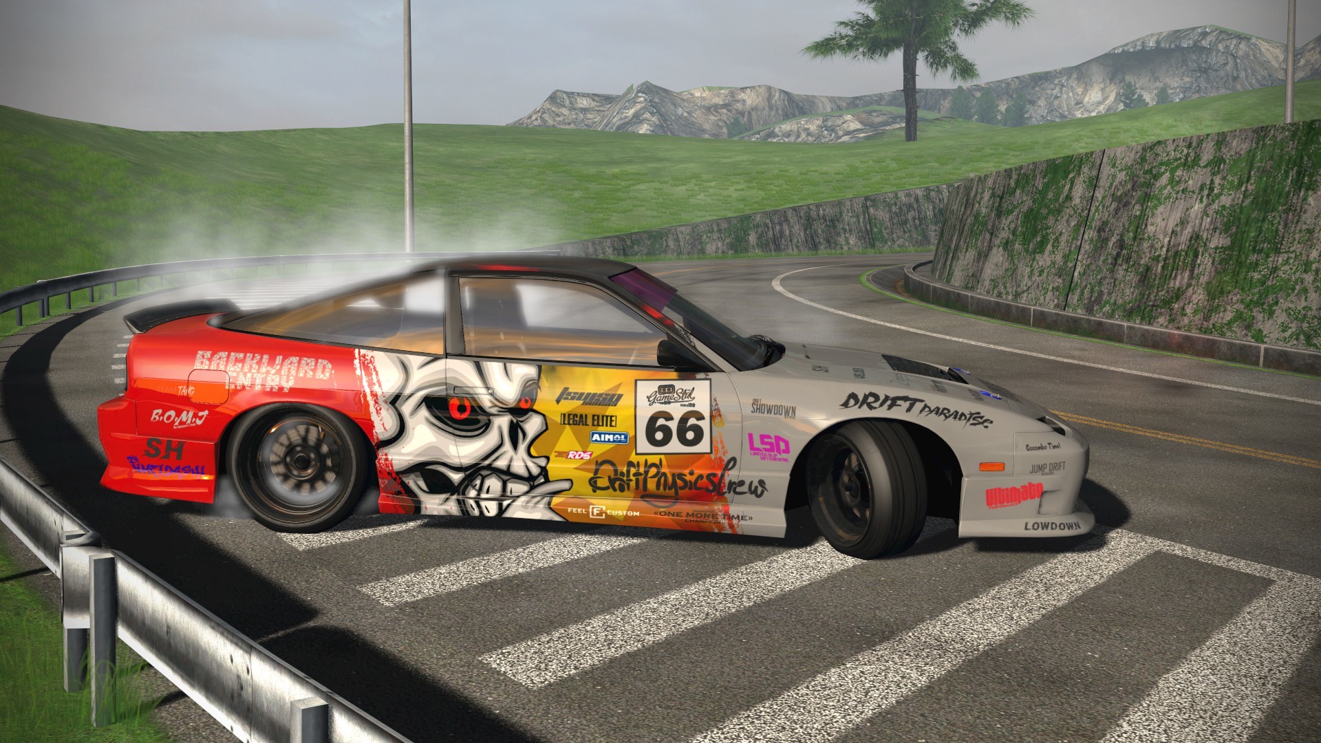 Nissan Silvia S13 Drift, Screenshot from Assetto Corsa