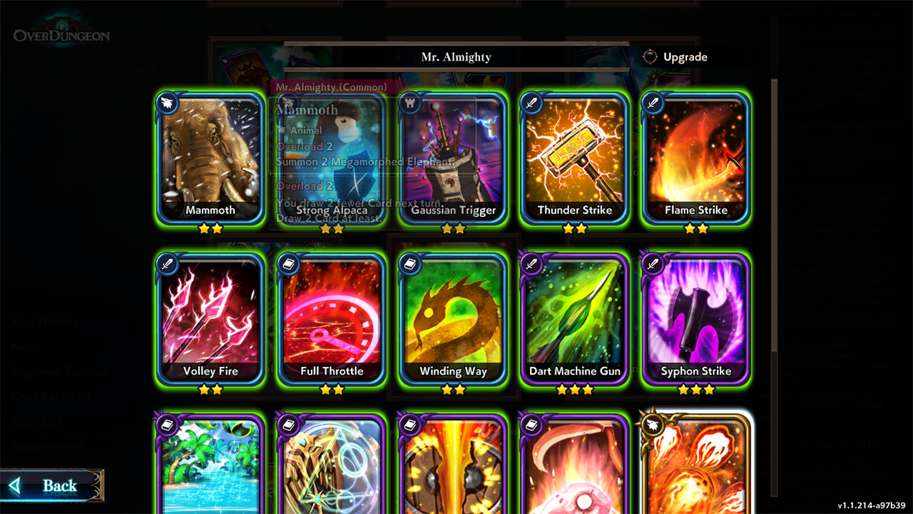 Overdungeon - Mr.Almighty (Card Pack) - Screenshot 5