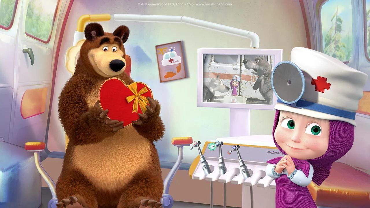 Masha and the Bear: Dentist - Screenshot 3