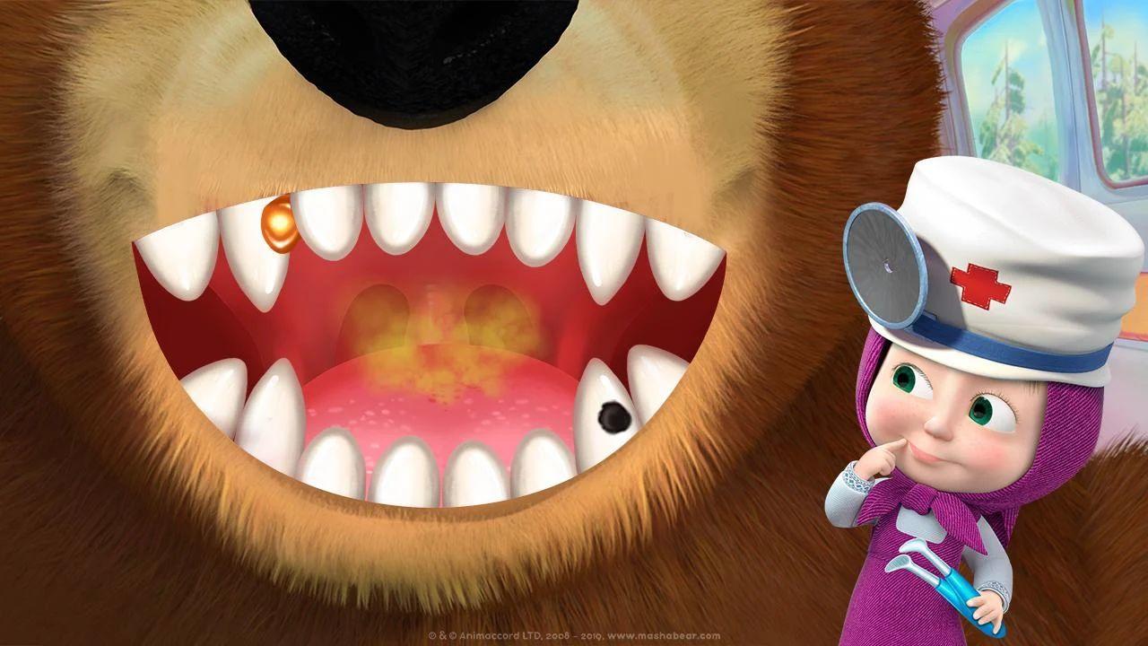 Masha and the Bear: Dentist - Screenshot 5