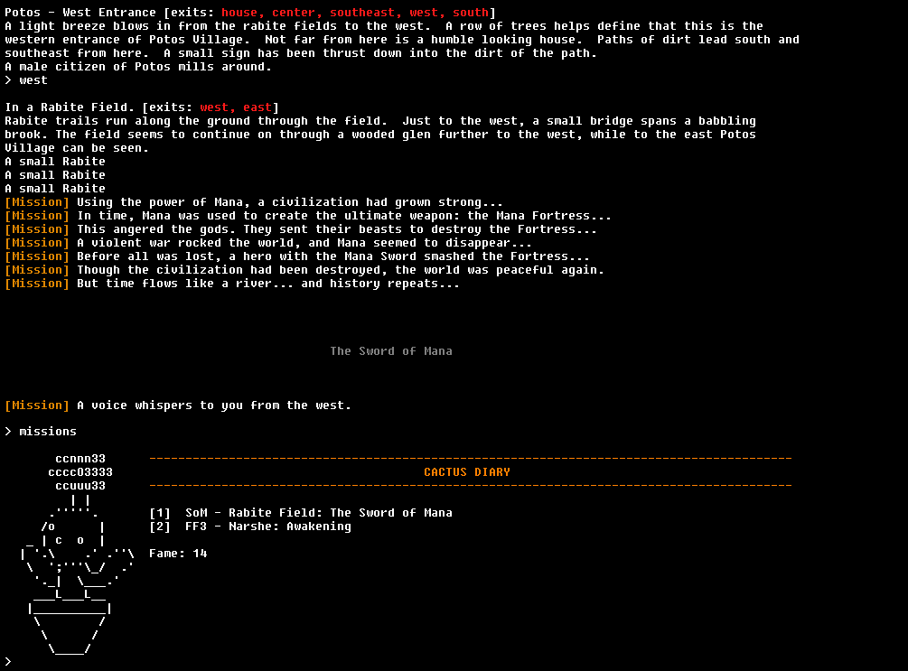 The Unofficial Squaresoft MUD - Screenshot 2