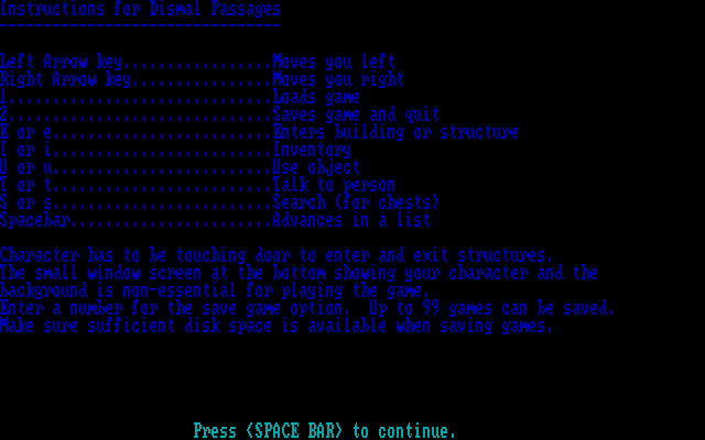 Dismal Passages - Screenshot 15