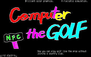 illustration de Computer the Golf