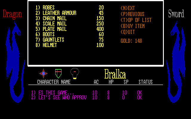 The Dragon Sword - Screenshot 1