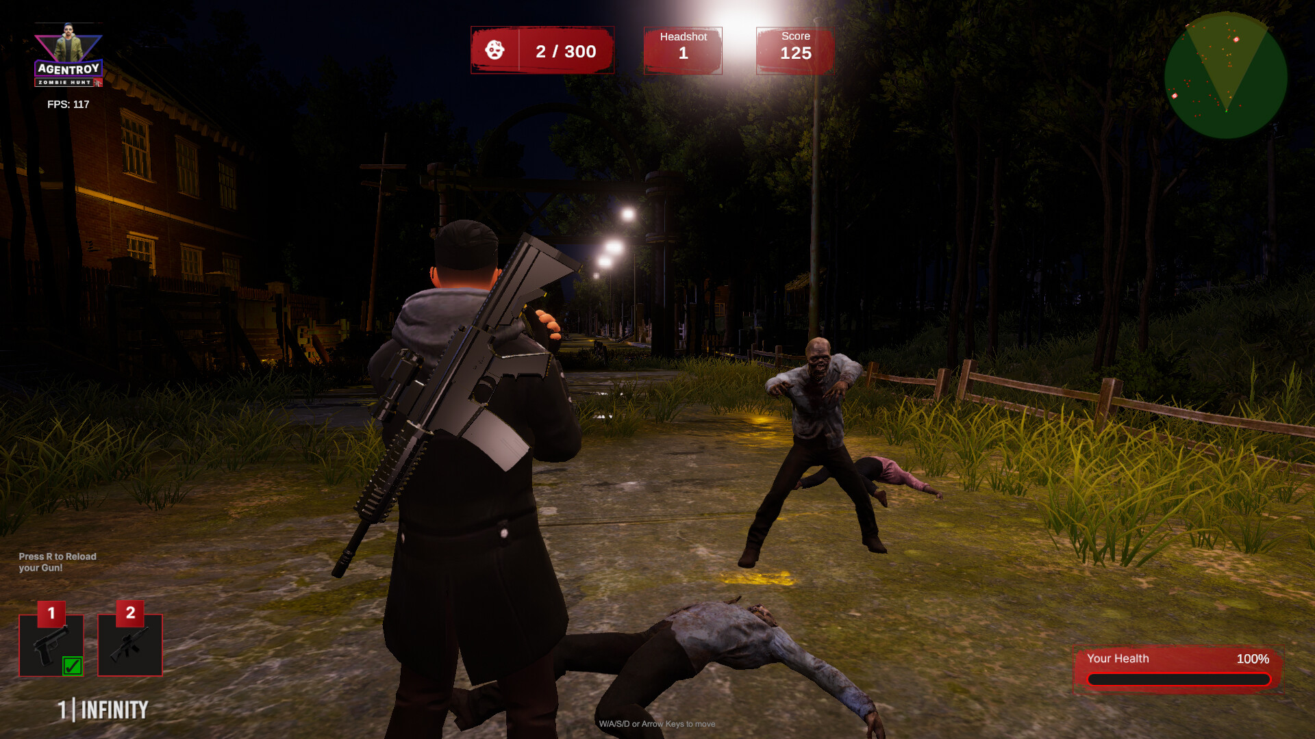 Agent Roy: Zombie Hunt - Screenshot 1