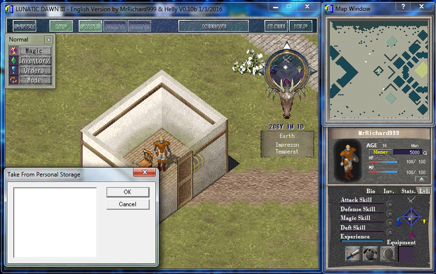 Lunatic Dawn III - Screenshot 1