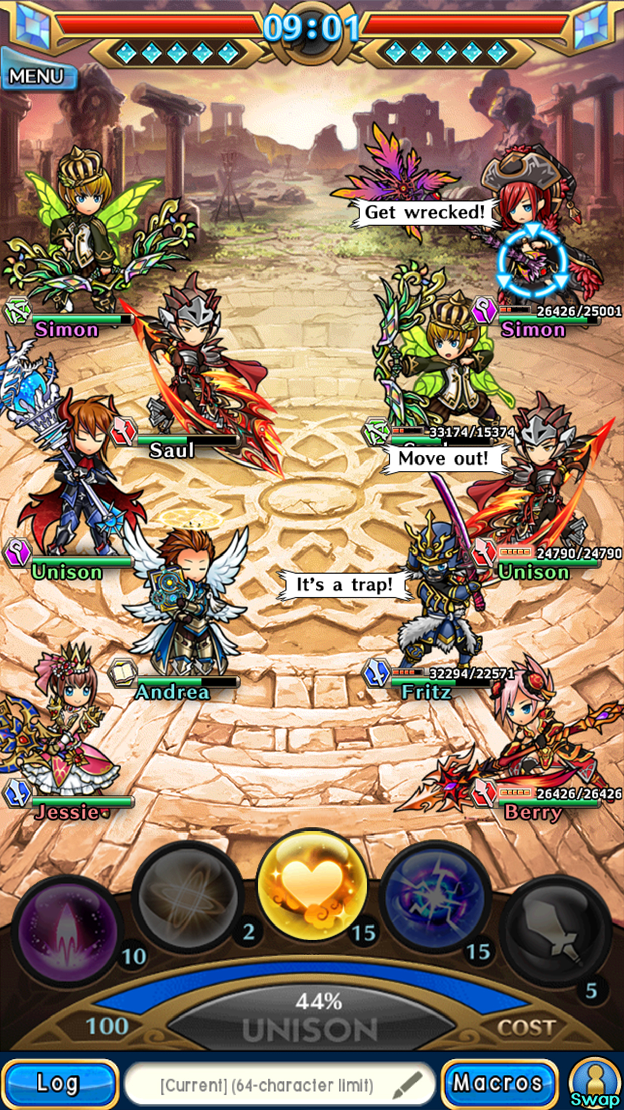 Unison League - Screenshot 2