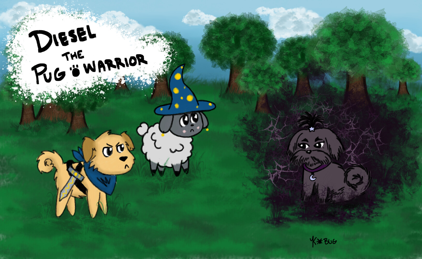 Diesel the Pug Warrior - Screenshot 2