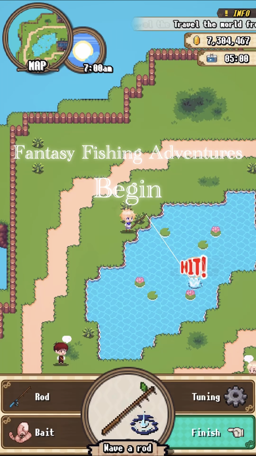 Monster Fishing: Fishing Life RPG - Screenshot 1