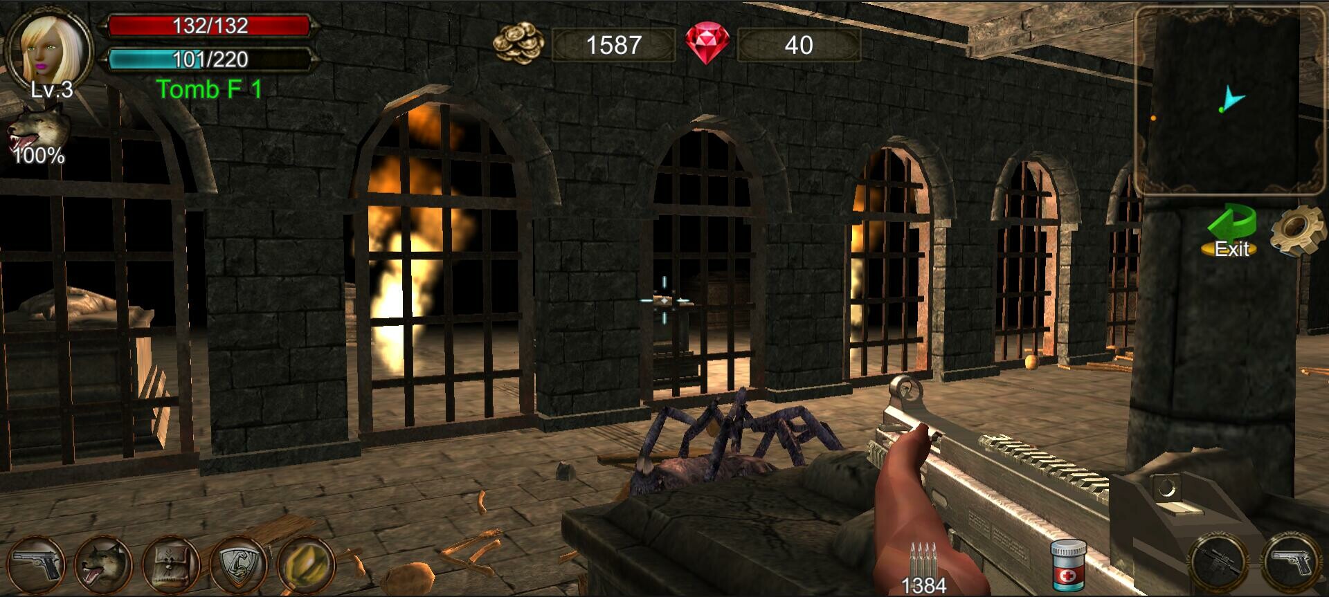 Dungeon Shooter: Dark Temple - Screenshot 1