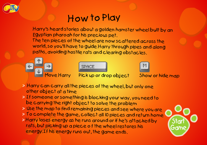 Harry the Hamster 2: The Quest for the Golden Wheel