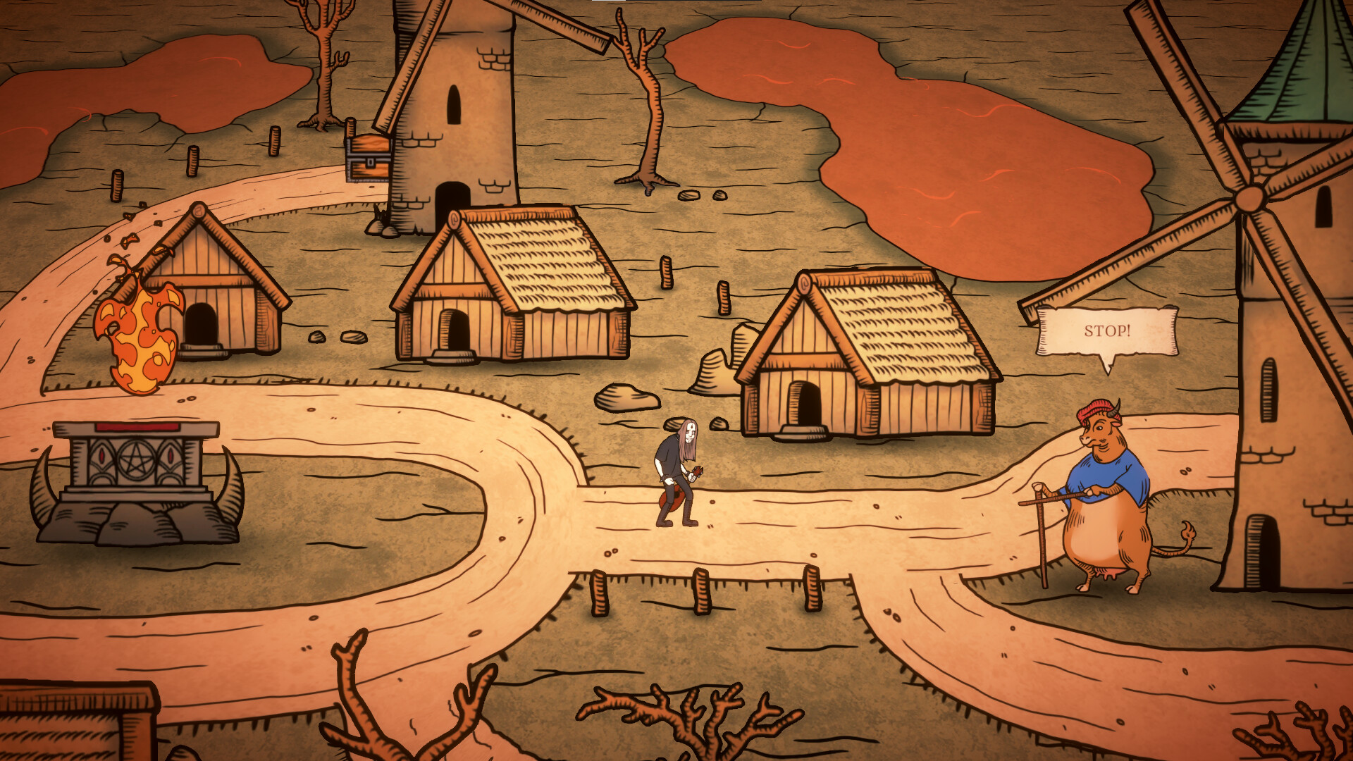 Chuck the Metalhead in Medieval Hell - Screenshot 2