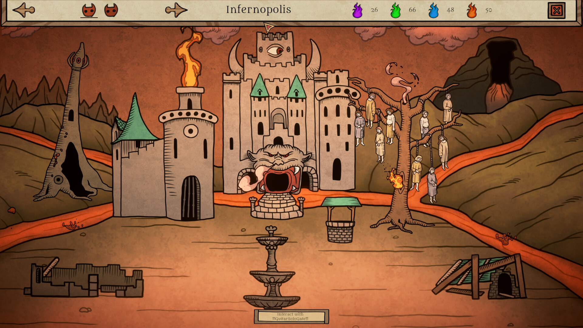 Chuck the Metalhead in Medieval Hell - Screenshot 1