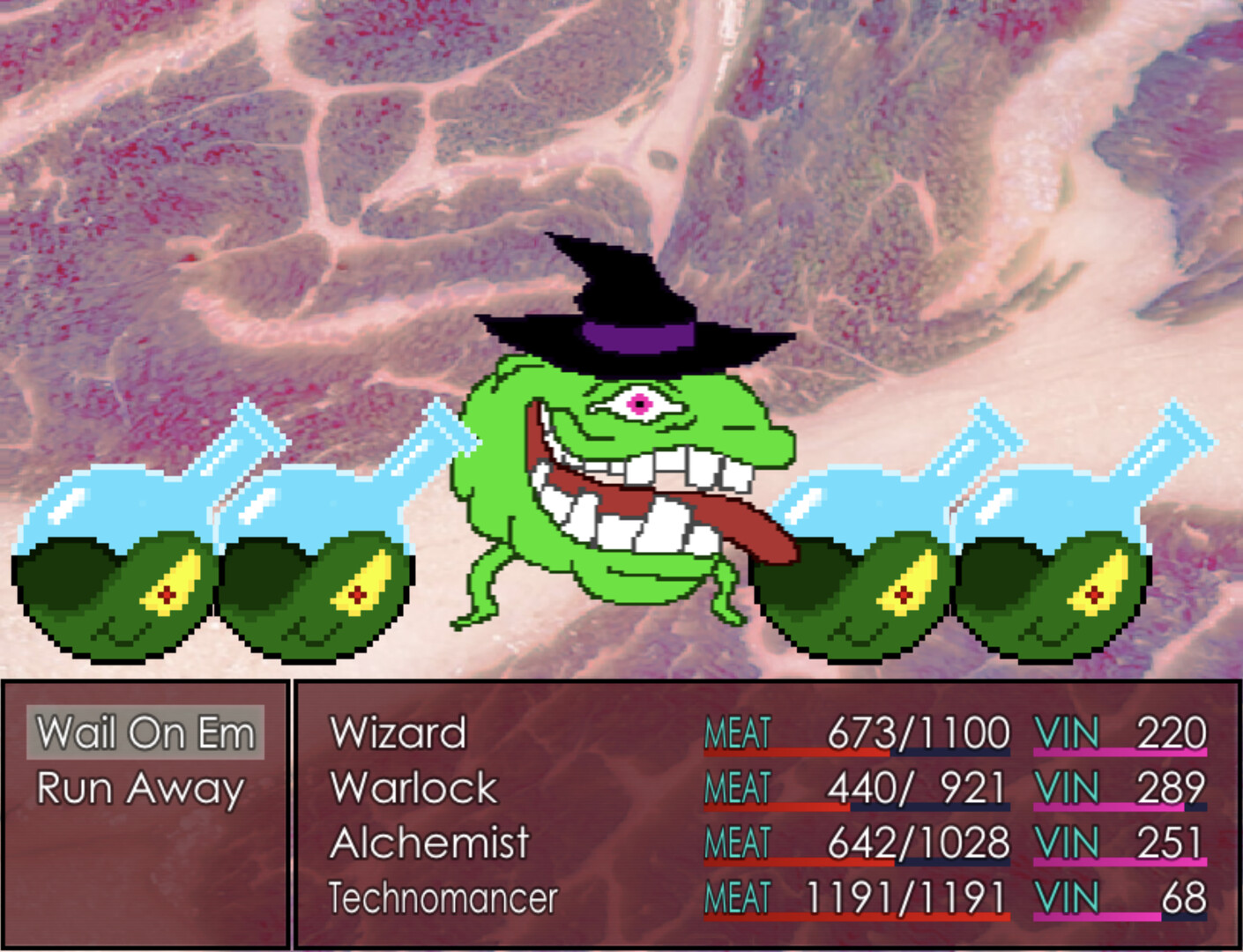 Blood Wizard Odyssey - Screenshot 1