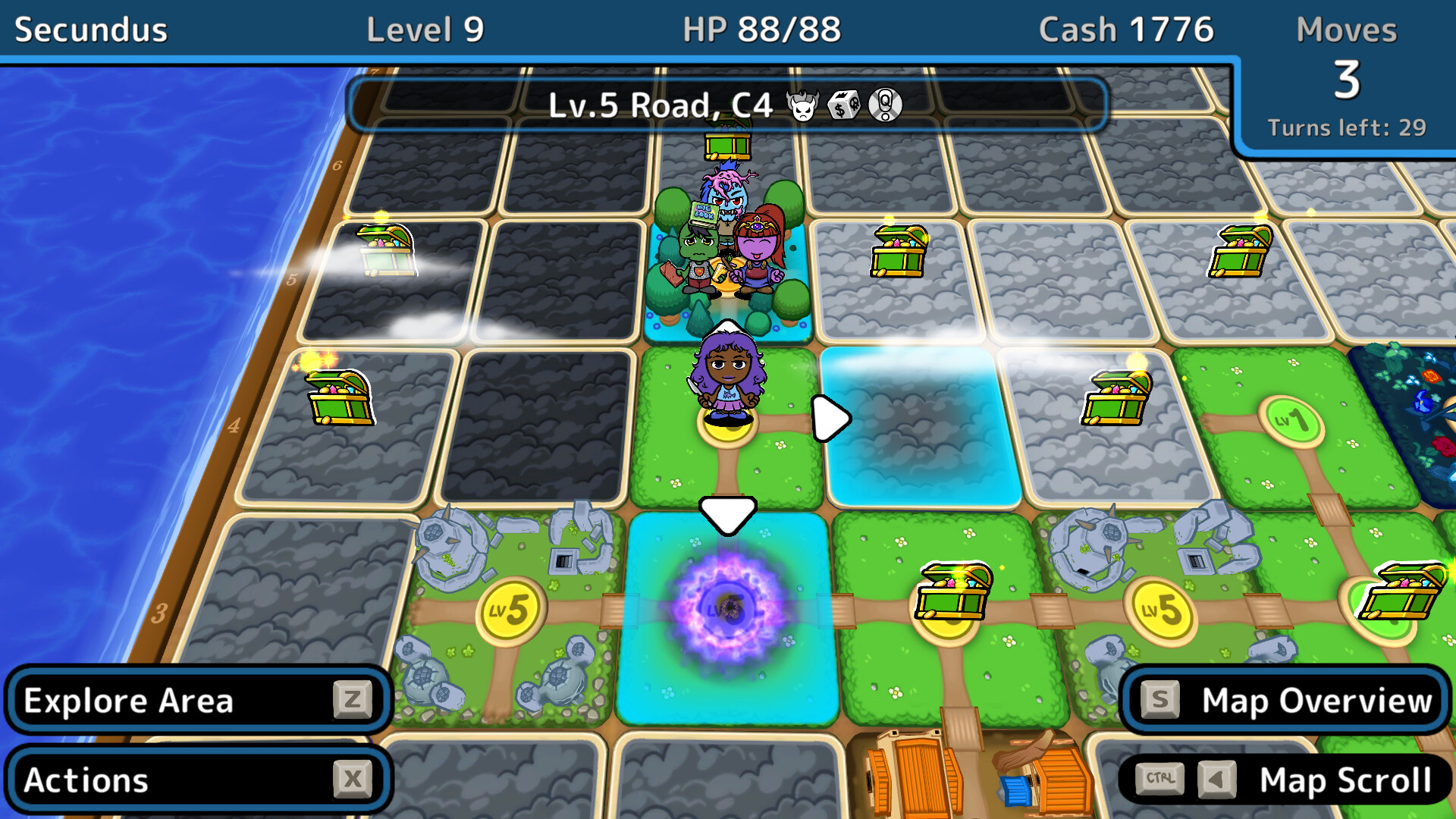 You can play Heartwood Heroes online with your friends through