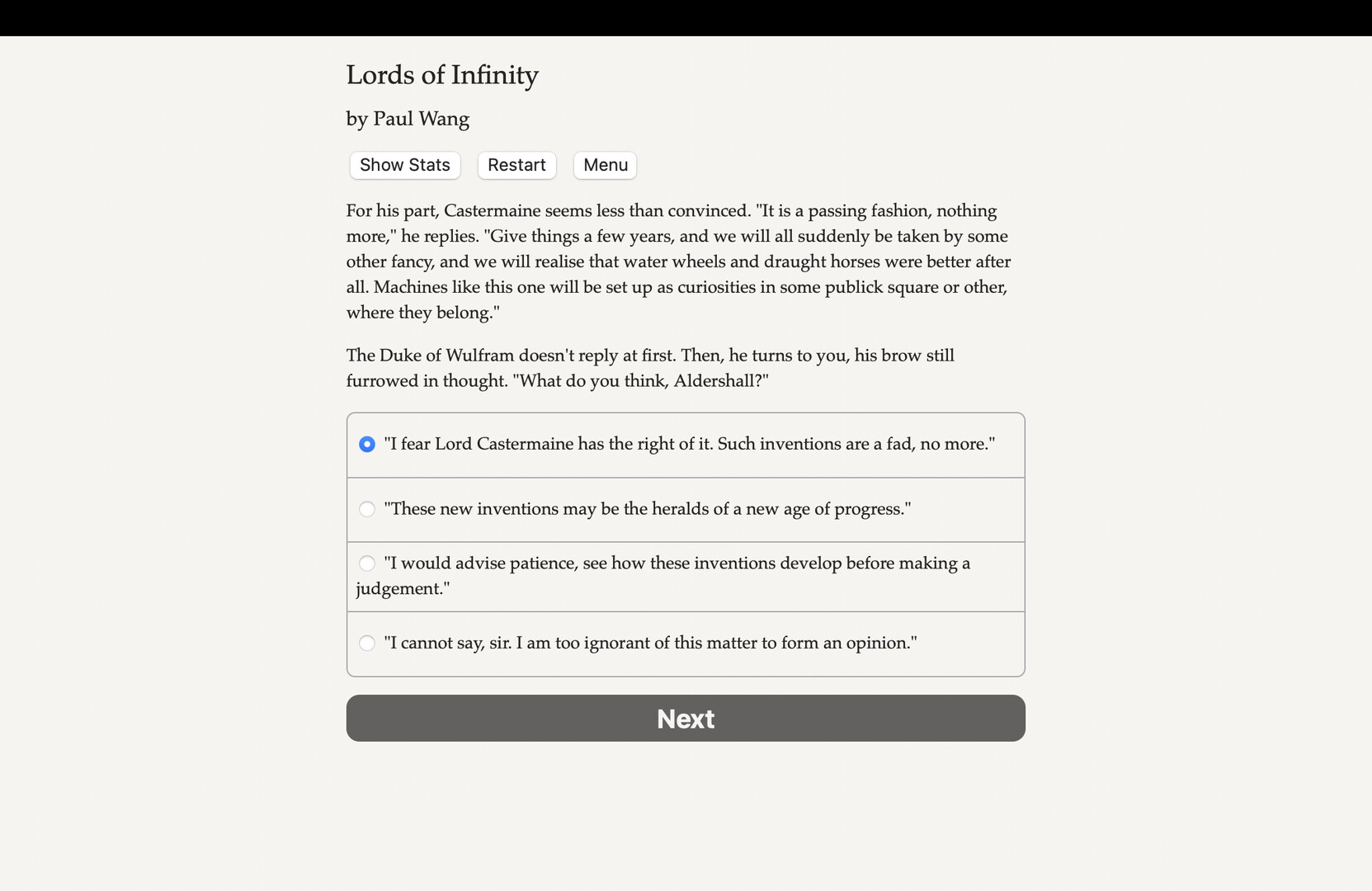 Lords of Infinity - Screenshot 2