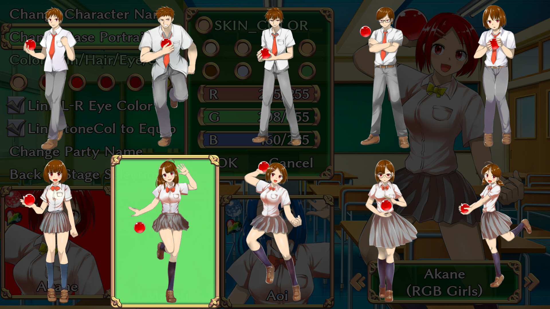 Students of Light Bonds: Typing RPG with Character Creation - Screenshot 2