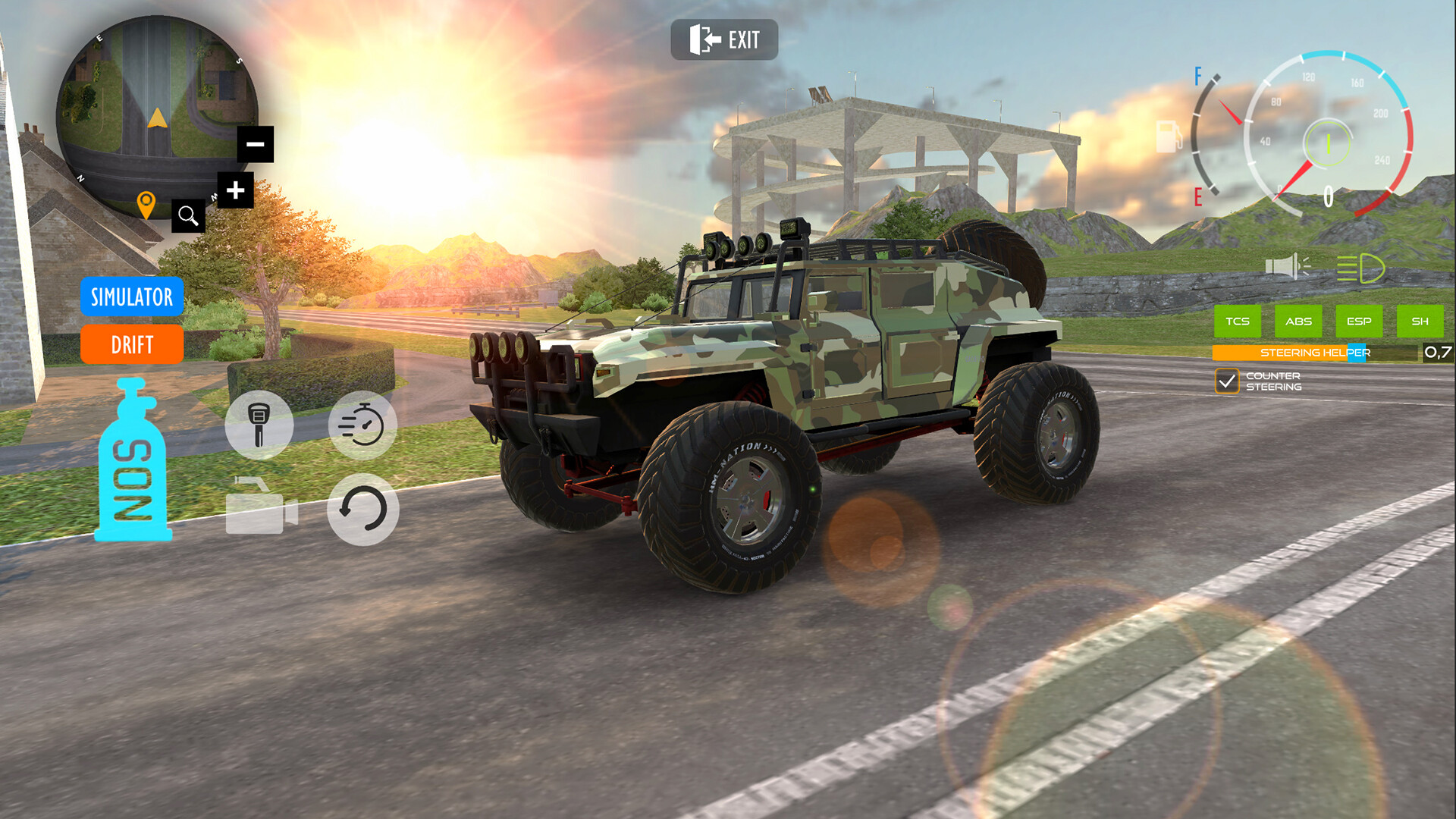 Offroad Jeep 4x4: Car Driving Simulator - Screenshot 3