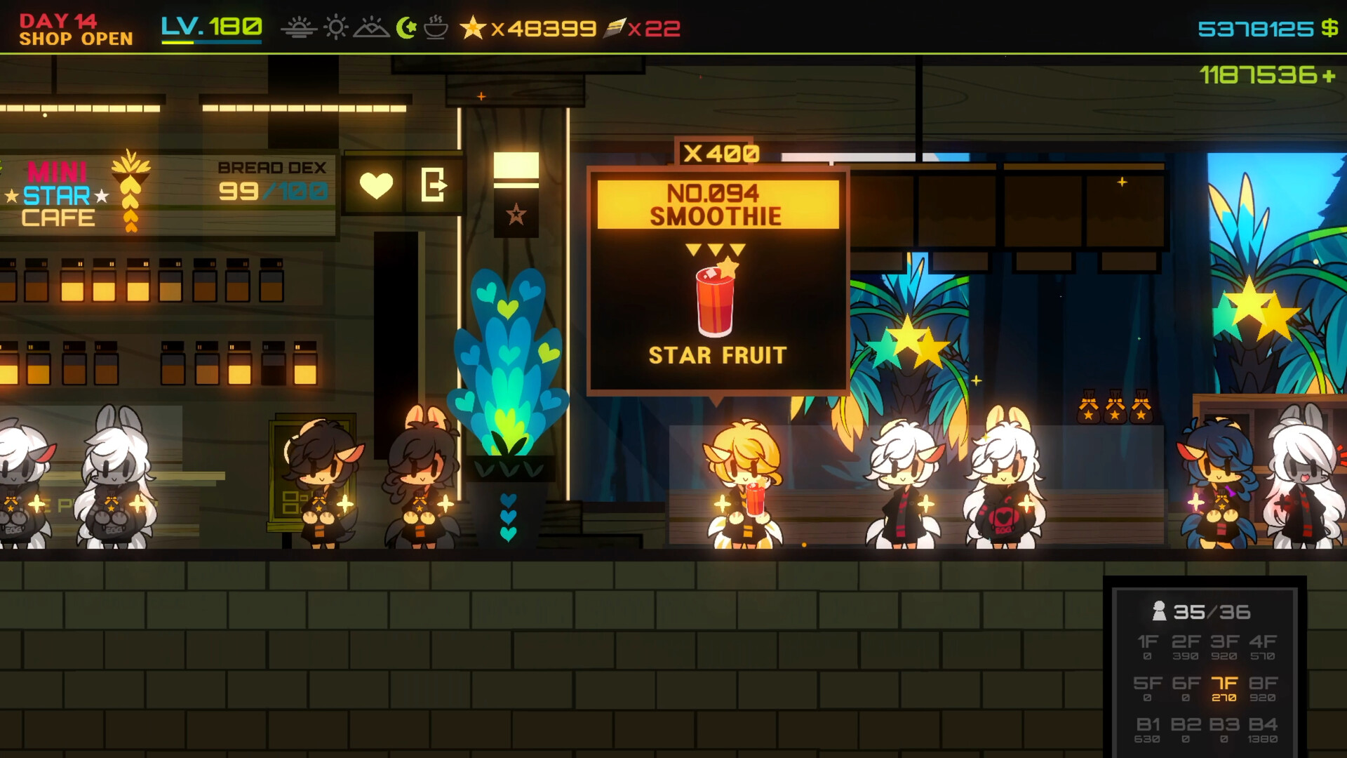 Mini Star Cafe - Screenshot 2
