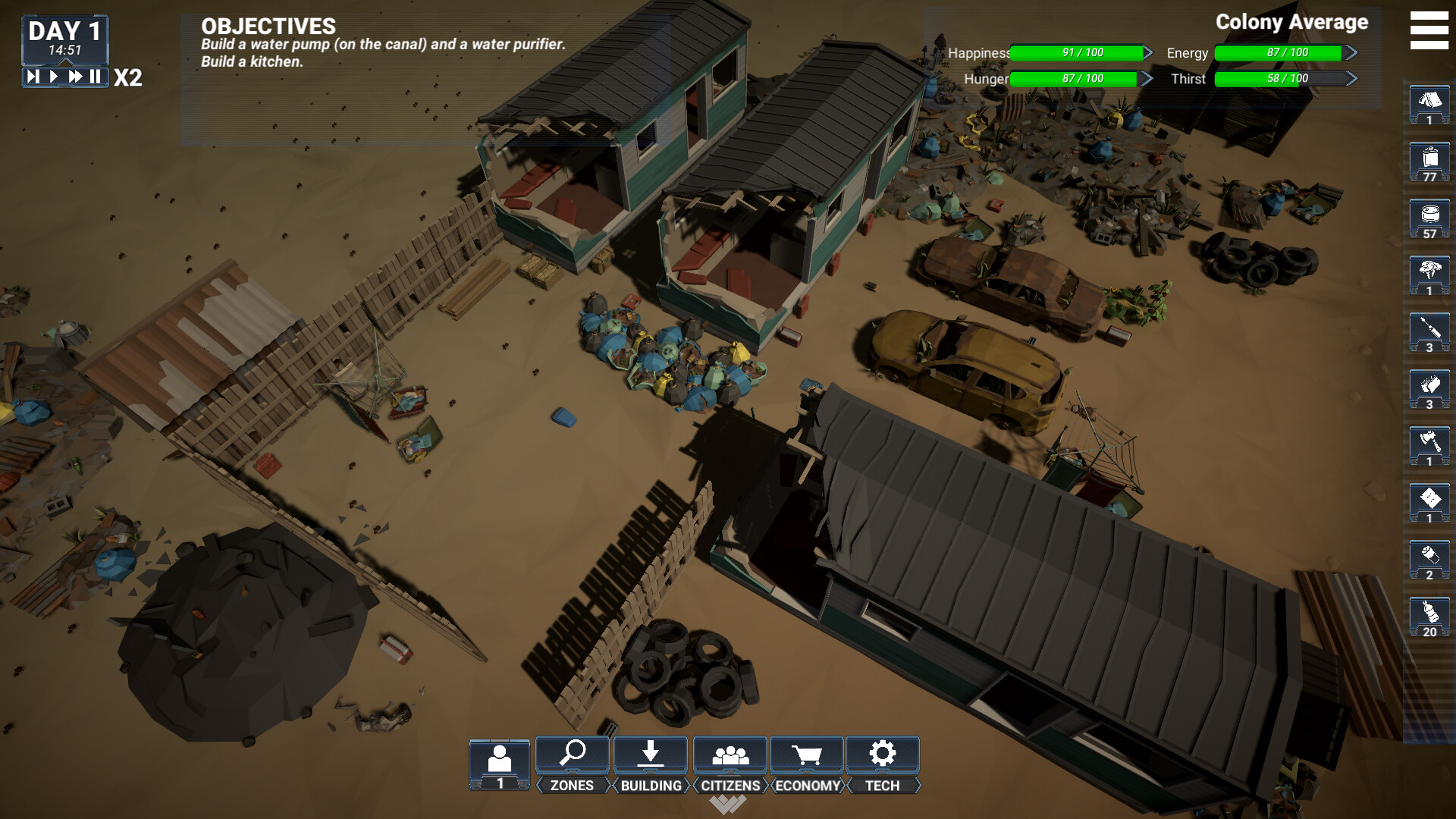 Wastelan Wars - Screenshot 1
