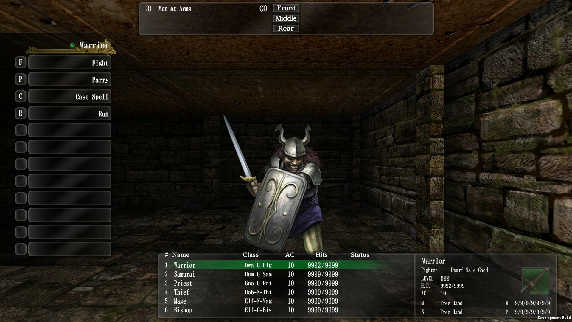 Wizardry: The Five Ordeals - Scenario "Prisoners of the Battles" - Screenshot 1