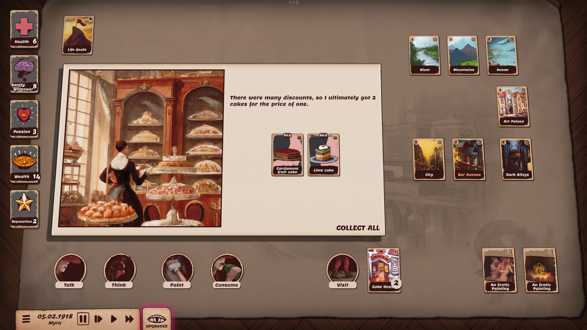 Artist Life Simulator: Cakes and Guns - Screenshot 6