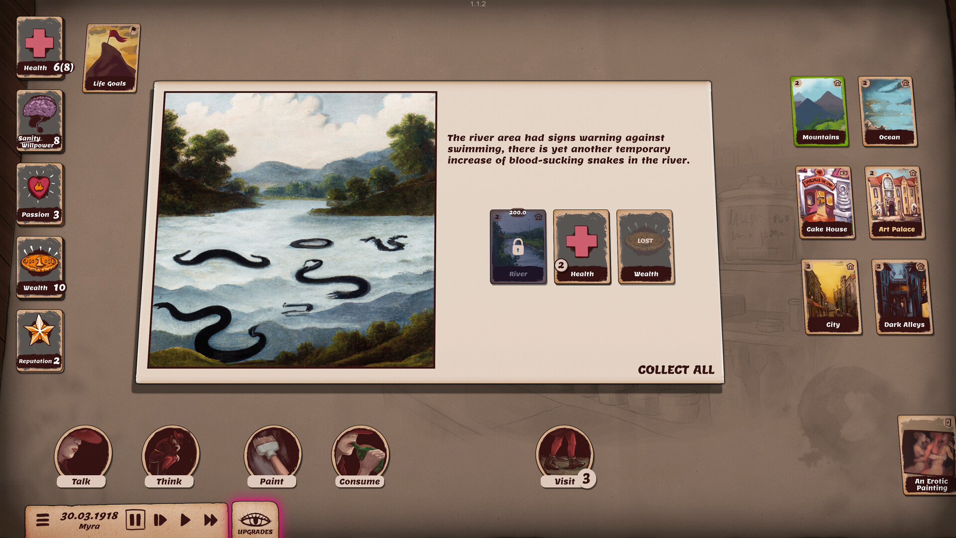 Artist Life Simulator: Cakes and Guns - Screenshot 2