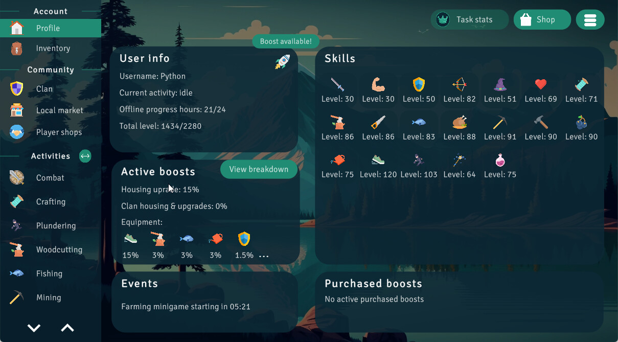 Idle Clans - Screenshot 2