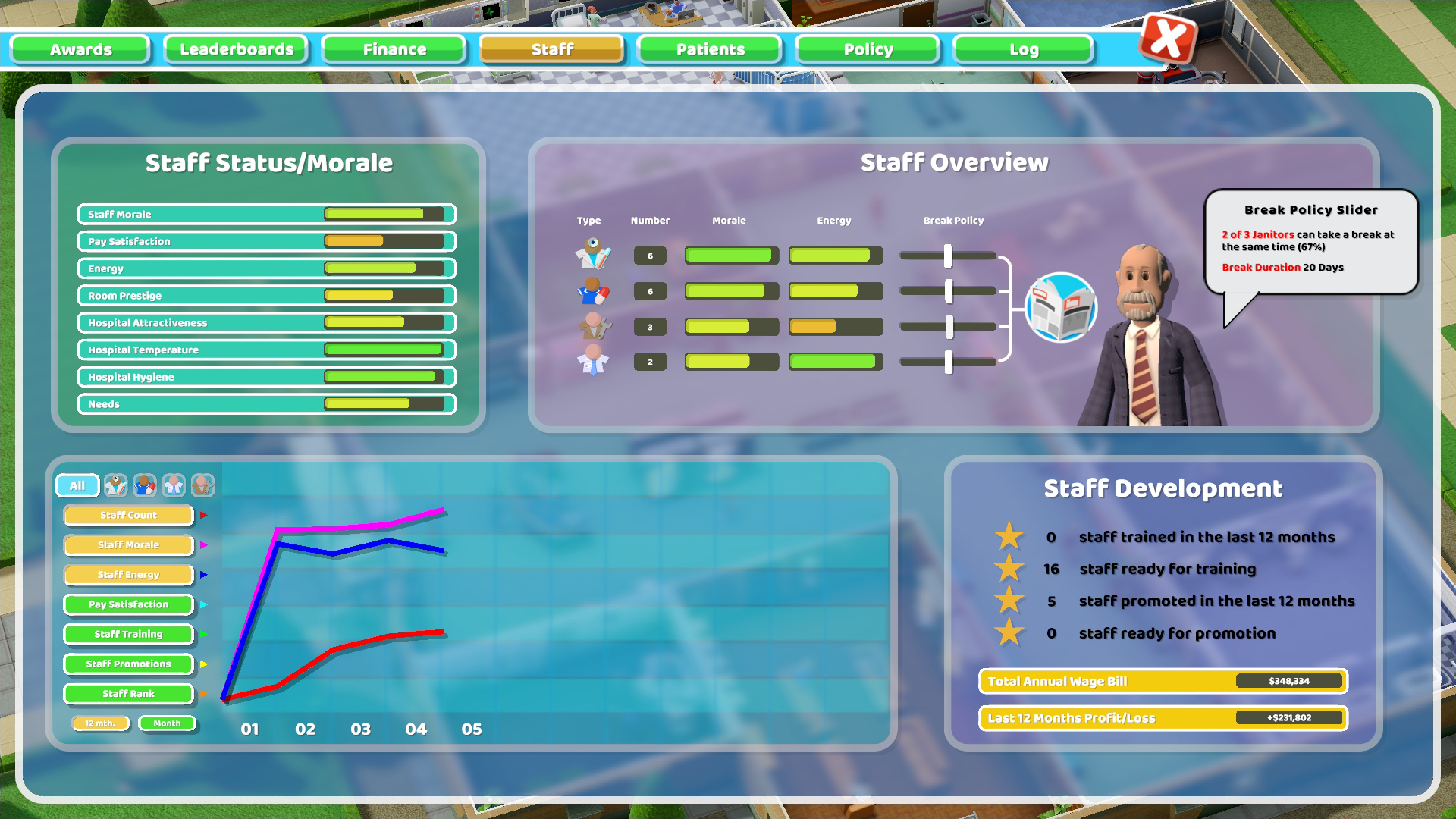 Two Point Hospital - Screenshot 9