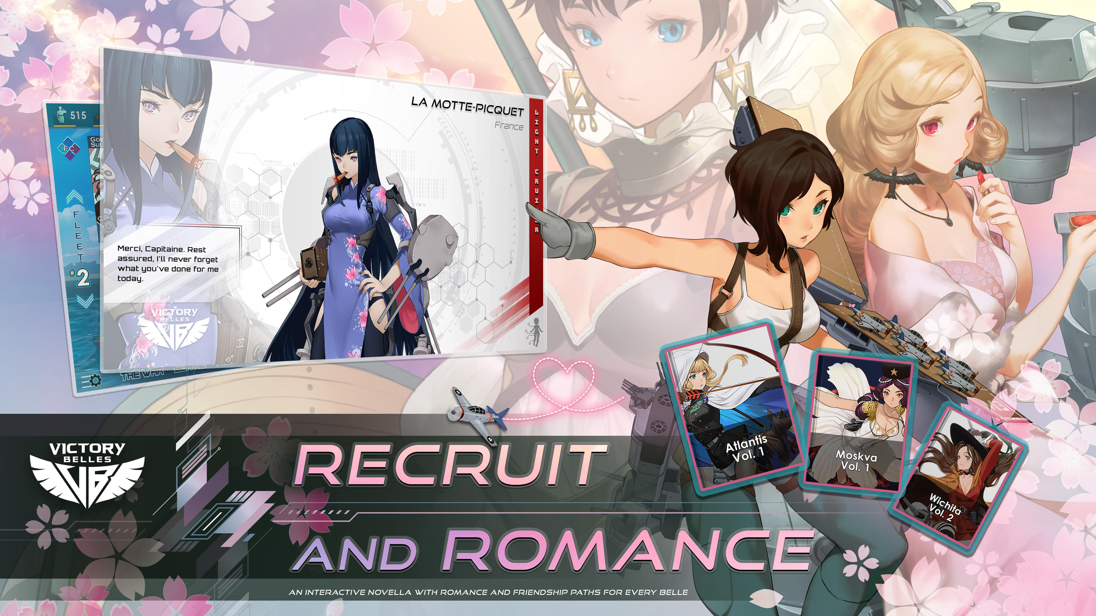 Victory Belles: Battleship Girls of WWII - Screenshot 1