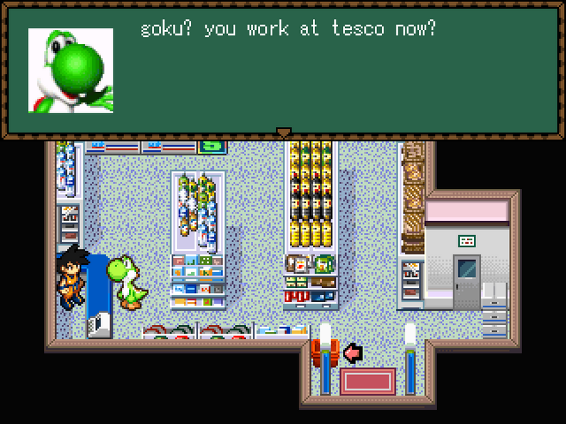 Yoshi Goes to Tesco - Screenshot 1