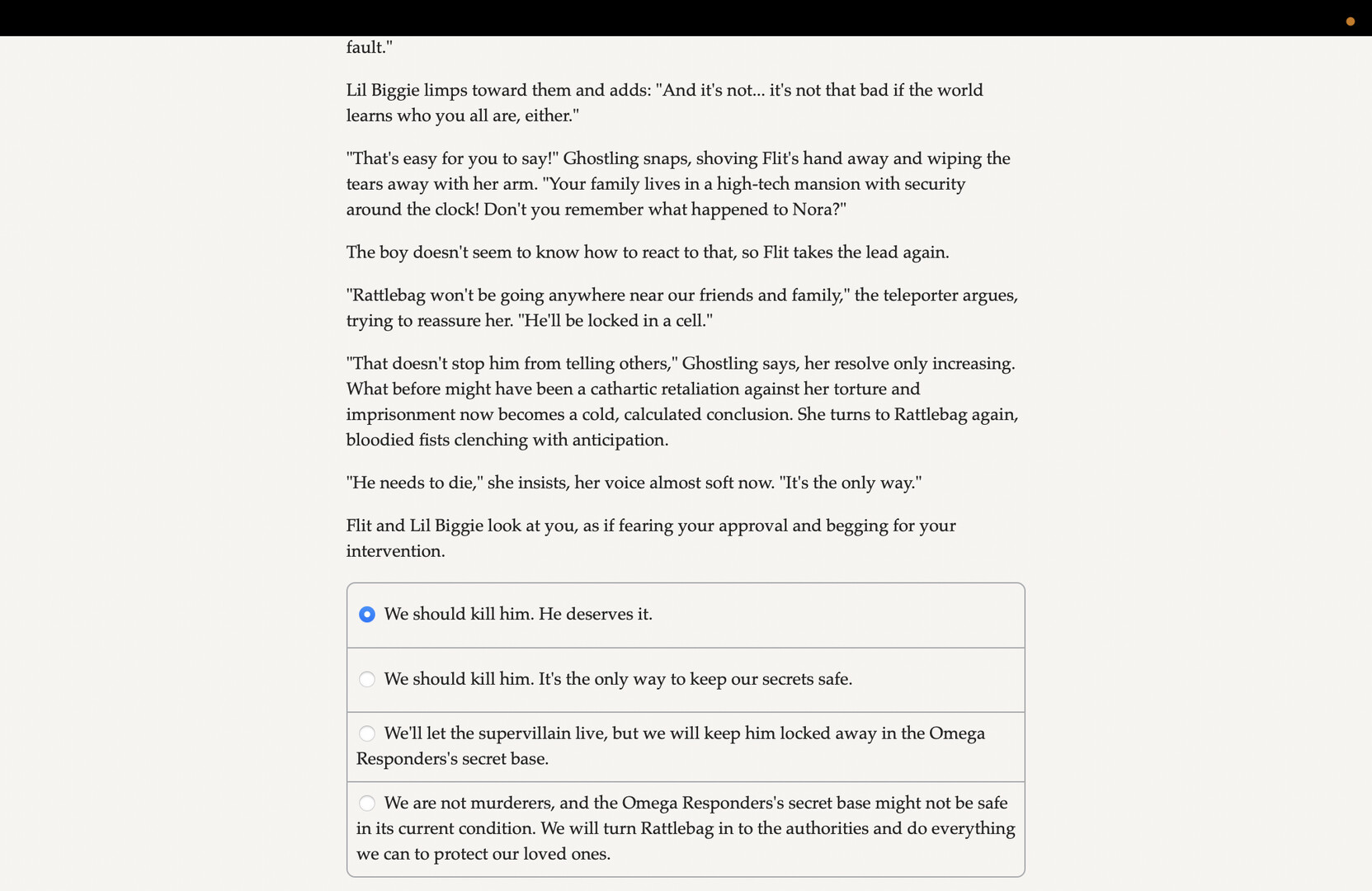 Unsupervised - Screenshot 1