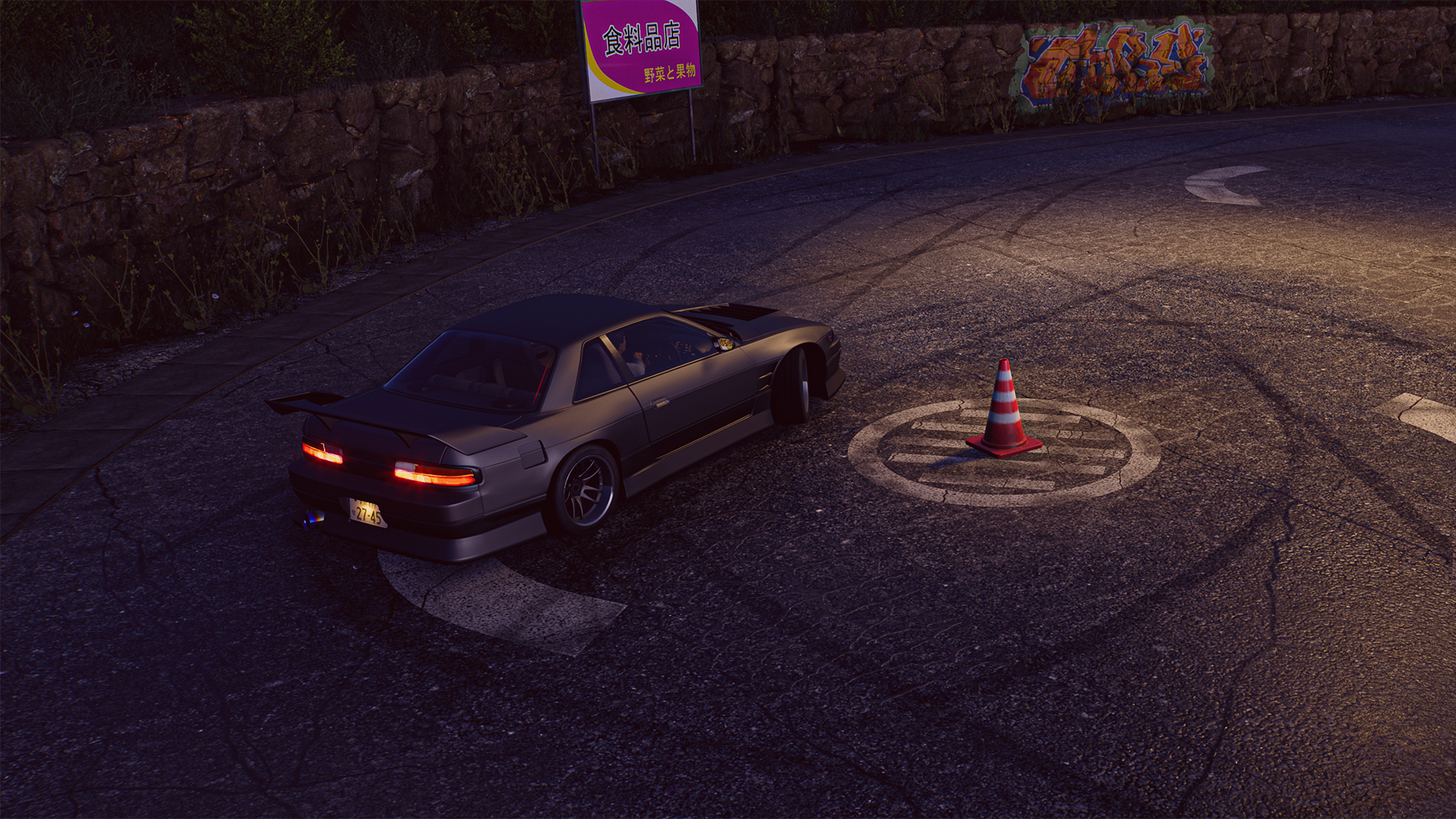 Nissan Silvia S13 Drift, Screenshot from Assetto Corsa