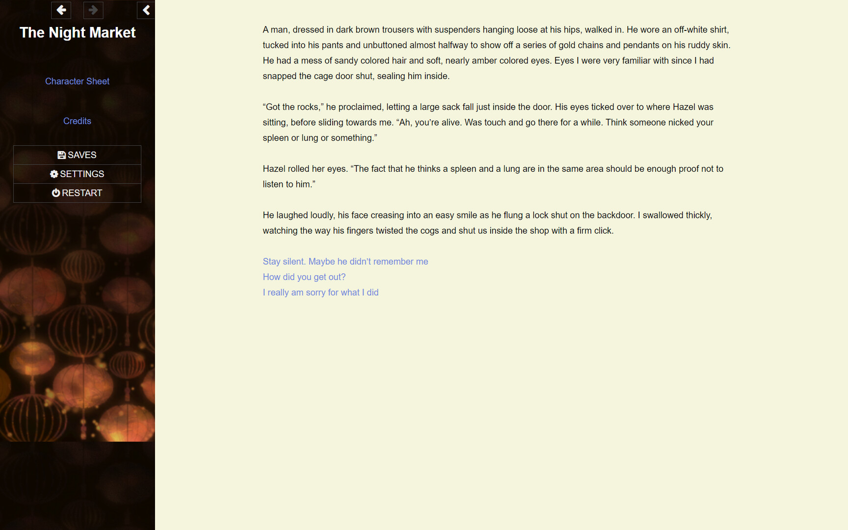 The Night Market - Screenshot 2