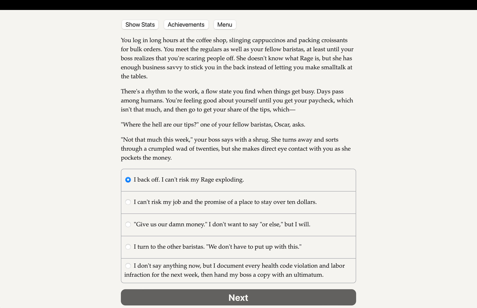 Werewolf: The Apocalypse - The Book of Hungry Names - Screenshot 1