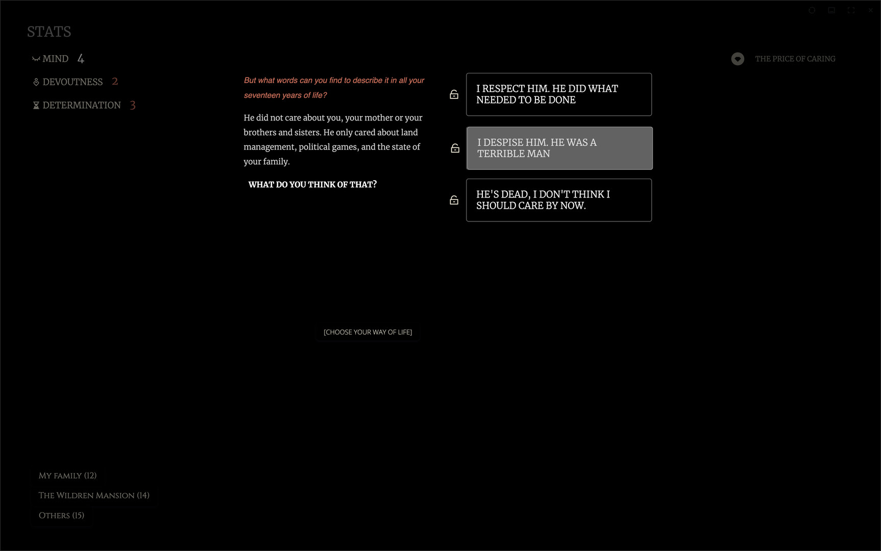 The Dark Times of the Noble Family of Wildren - Screenshot 1