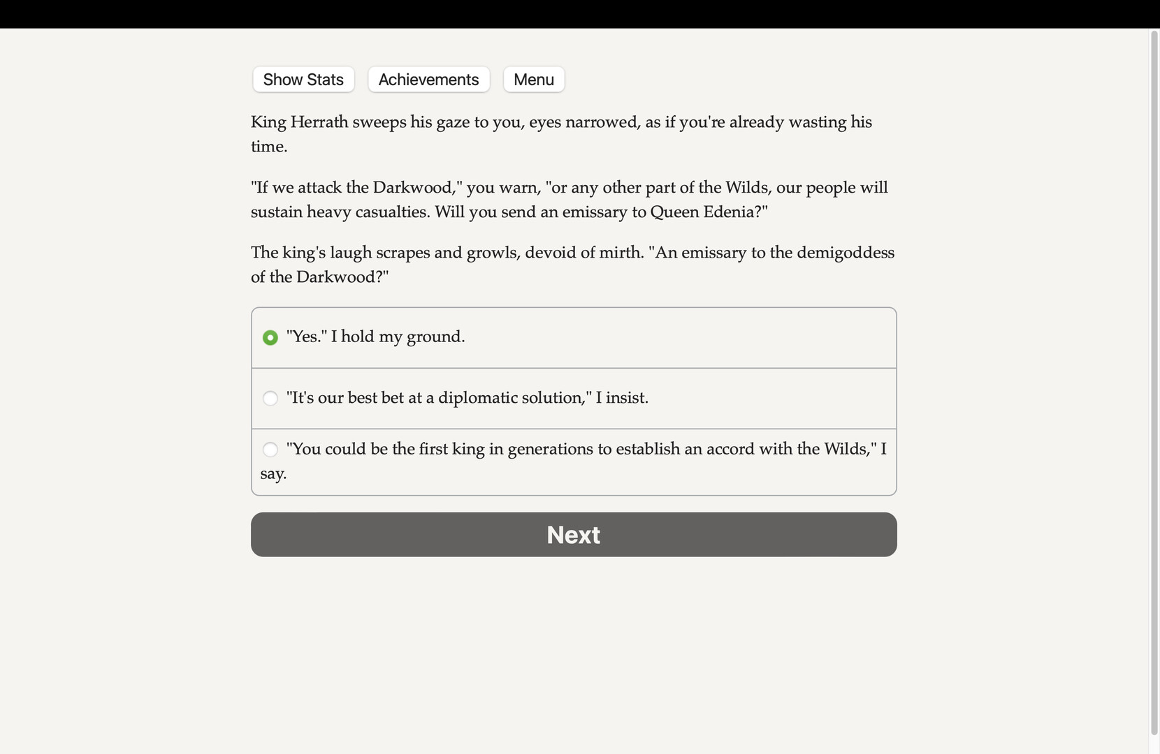 Their Majesties' Pleasure - Screenshot 1