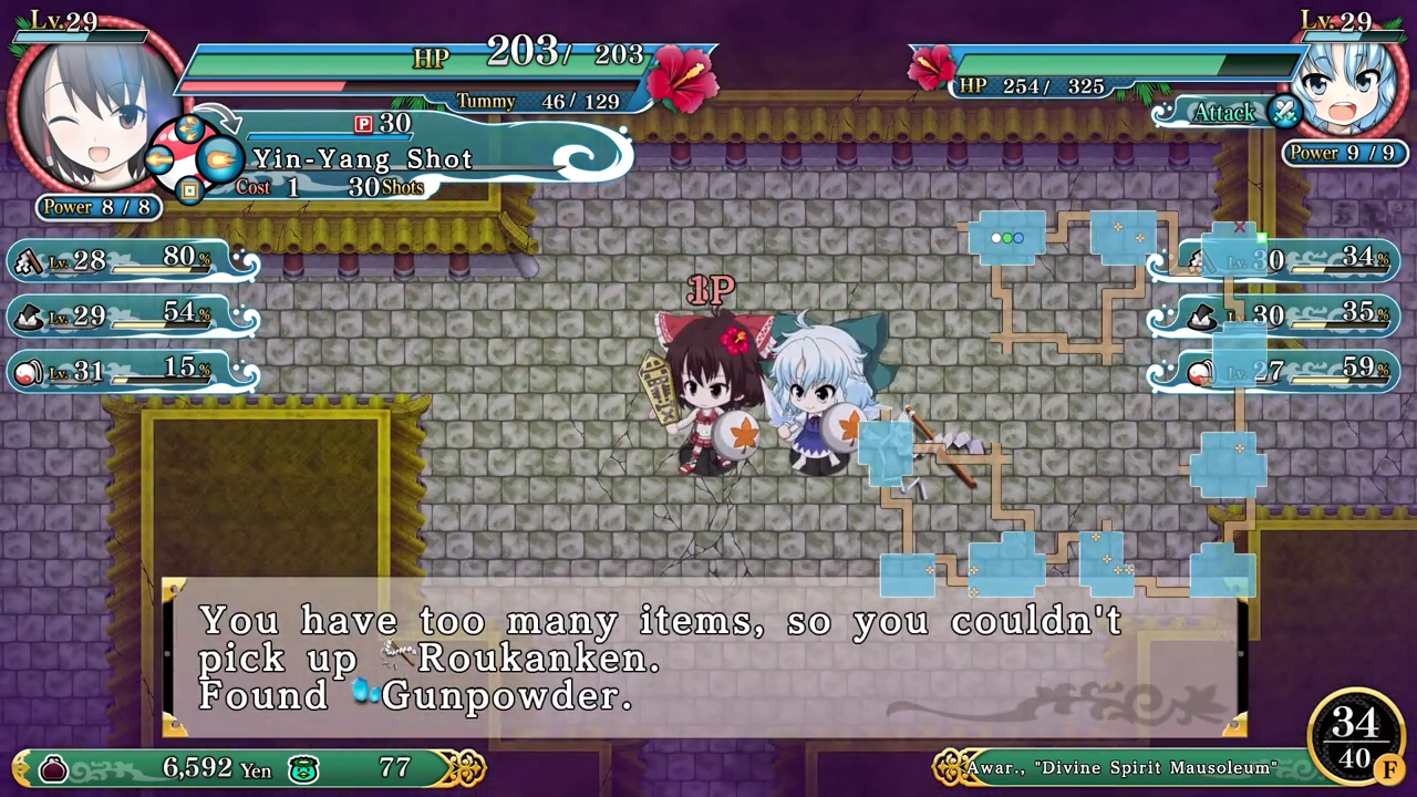 Touhou Genso Wanderer: Limited Edition - Screenshot 1