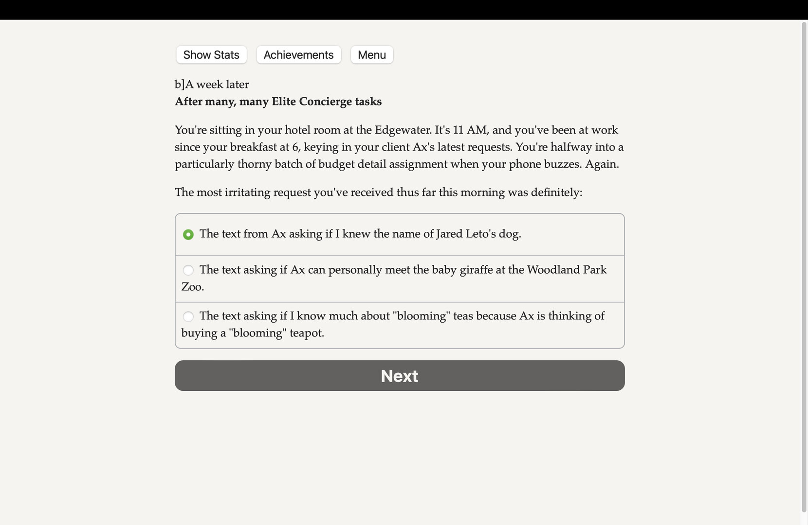 Elite Status: Platinum Concierge - Screenshot 2